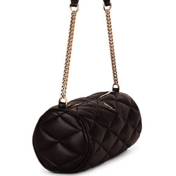 YSL Sade tube quilted black mini purse shoulder bag - Picture 3 of 5